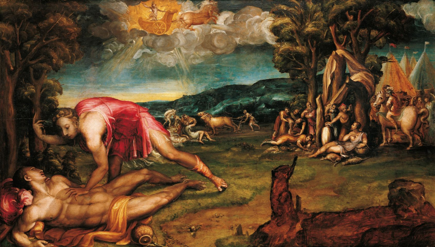 Marco Pino (Siena, 1521 – Napoli, 1583)  Scena antica