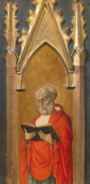 Matteo di Giovanni (1430-1495)  San Girolamo, 1440  tempera e oro su tavola
