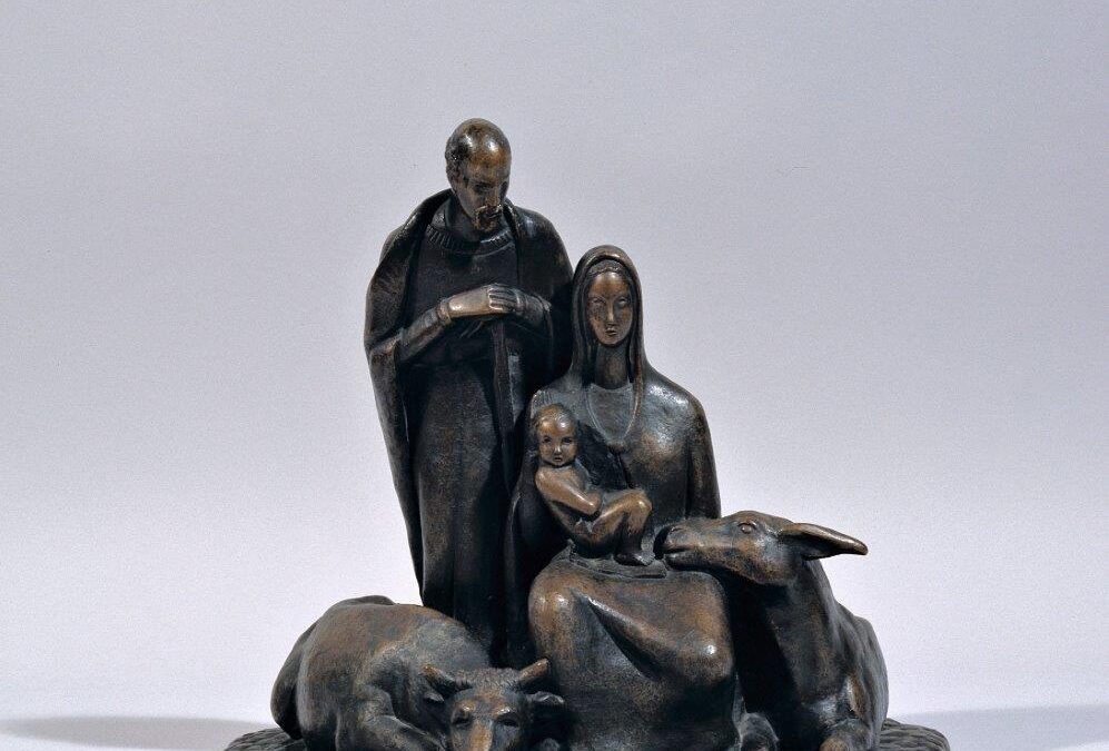 Vico Consorti (1902-1979)  Presepe, 1938 Bronzo